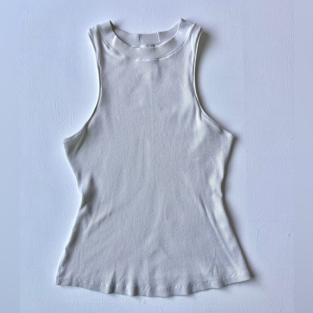 Skims Soft Lounge High Neck Ribbed Racer Tank